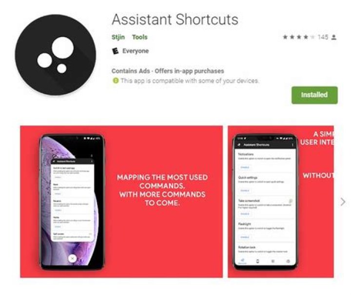 Assistant Shortcuts