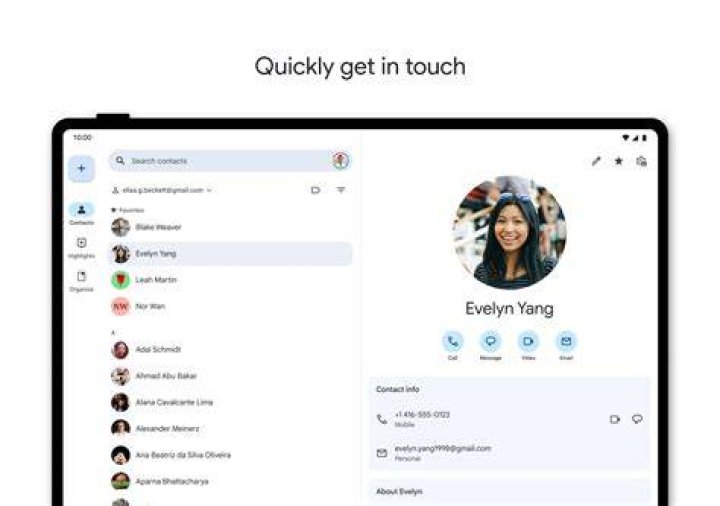Chromebook Contacts 2