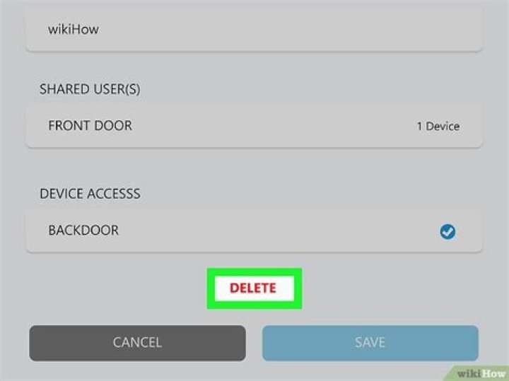 Delete Ring User