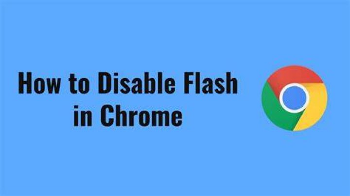 Disable Flash in Chrome
