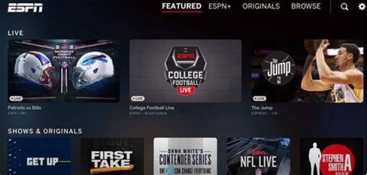 ESPN+ on TV