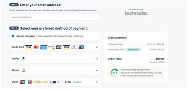 Expressvpn Checkout Screenshot