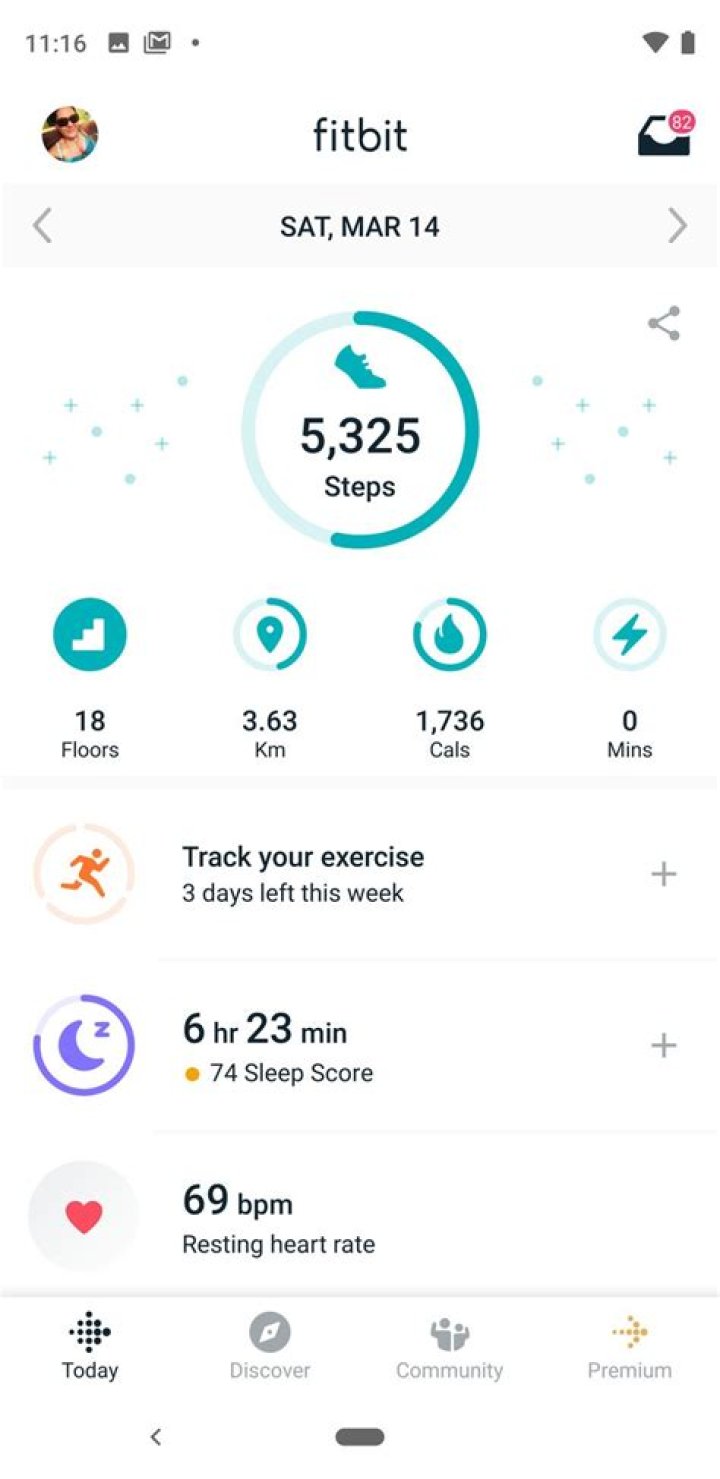 Fitbit Sleep Maindashboard Android