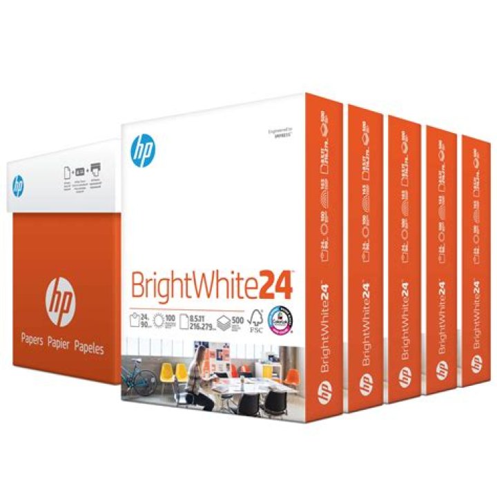 Hp Brightwhite 24 Printer Paper Lifestyle