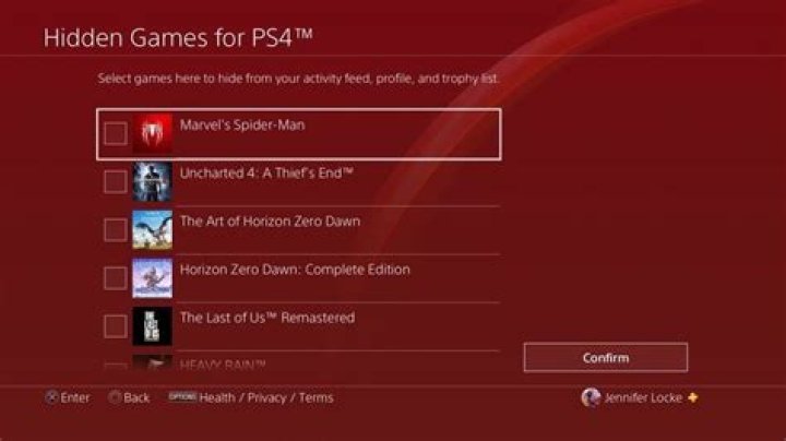 ps4 hidden games