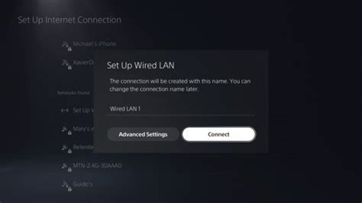 Ps5 Internet Setup