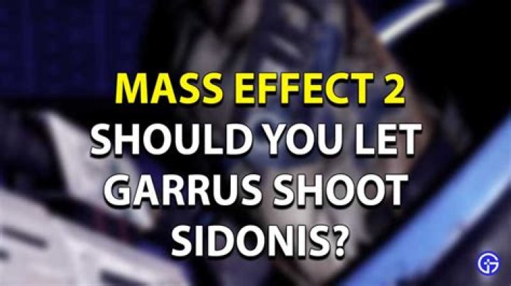 Should I warn sidonis?