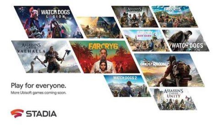 Stadia Ubisoft Games Library
