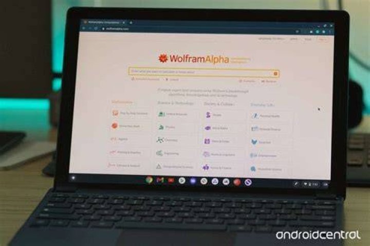 Wolfram Alpha On Pixel Slate Chromebook